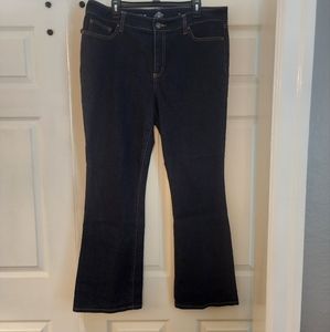 EXCELLENT condition, only worn a couple times Size 18 Bootcut dark wash denim